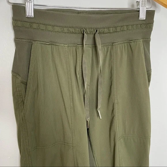 Lululemon Dance Studio Crop 25” Dark Olive Jogger Pants - Picture 4 of 11